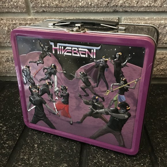 NWOT Rare Retro Hivebent Homestuck Metal Lunchbox + Magnets - Picture 4 of 16